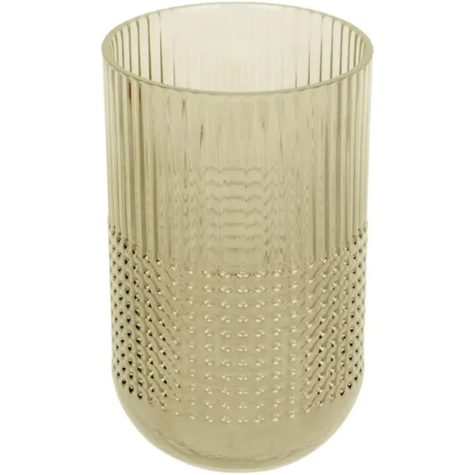 Present Time Vaas Attract - Large - Glas Mosgroen - Ø15x30cm - Modern