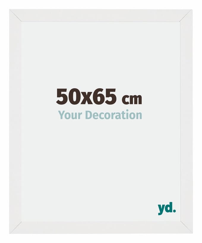 Your Decoration - Fotolijst 50x65 cm - MDF - Wit Hoogglans - Mura