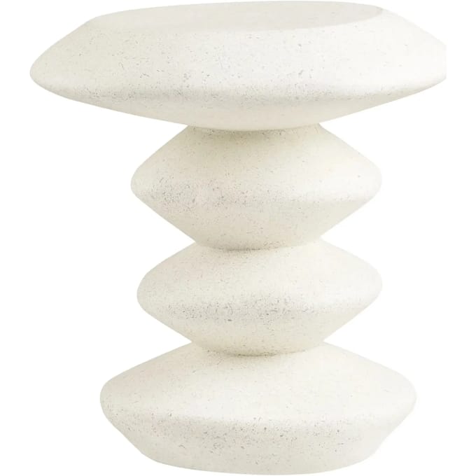 House Nordic Bijzettafel Blackburn - Rechthoek Wit - 39x43x45cm