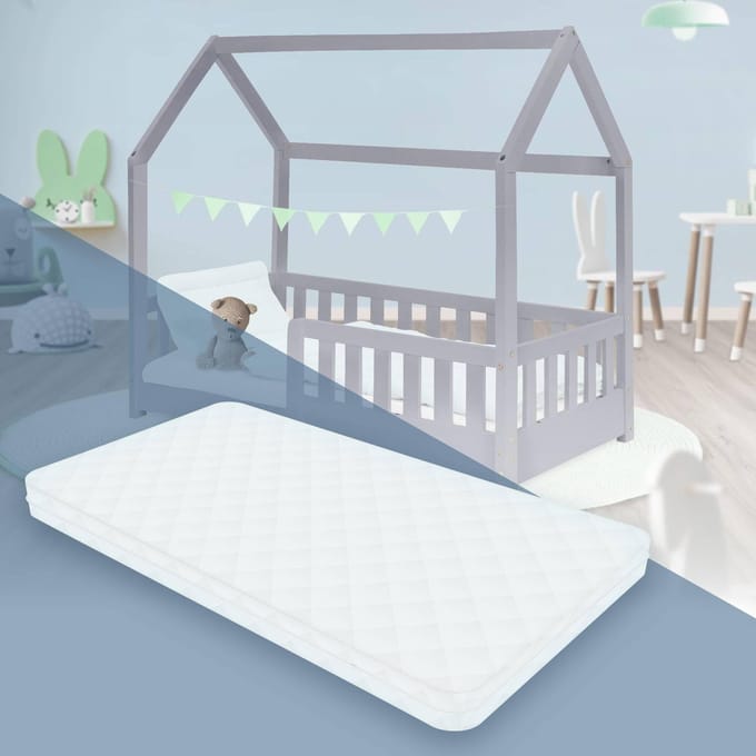 Kindermatras 120x60x10 cm van koudschuim ML design