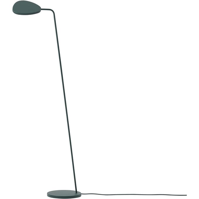 Muuto - Leaf Vloerlamp - donkergroen