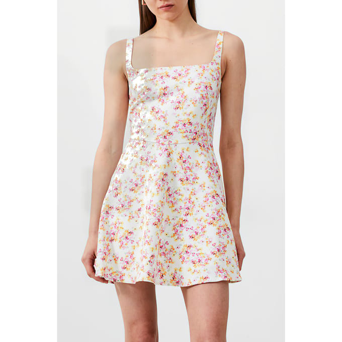 French Connection Benedetta Whisper Dress White Taglia: 18 | Abiti Mini Outlet | Donna | Bianco