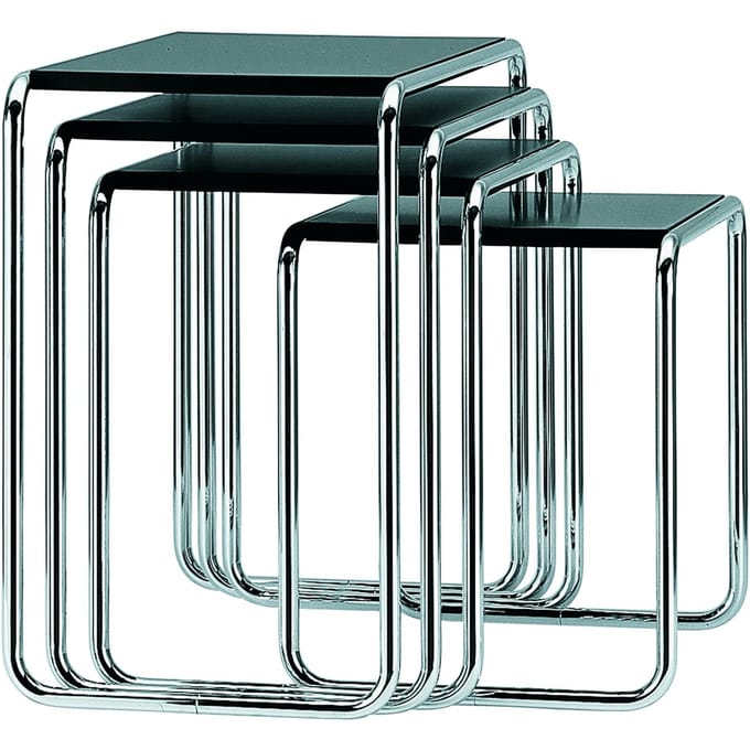 Thonet - B9 Bijzettafel - zwart gebeitst - b (52 x 50 x 39 cm)