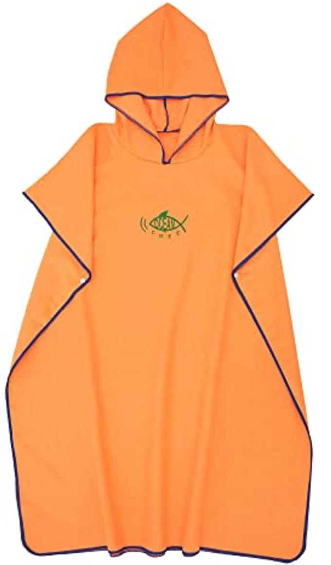 Oversized Microvezel Surf Poncho - Sneldrogend en Lichtgewicht voor Strand en Zwembad