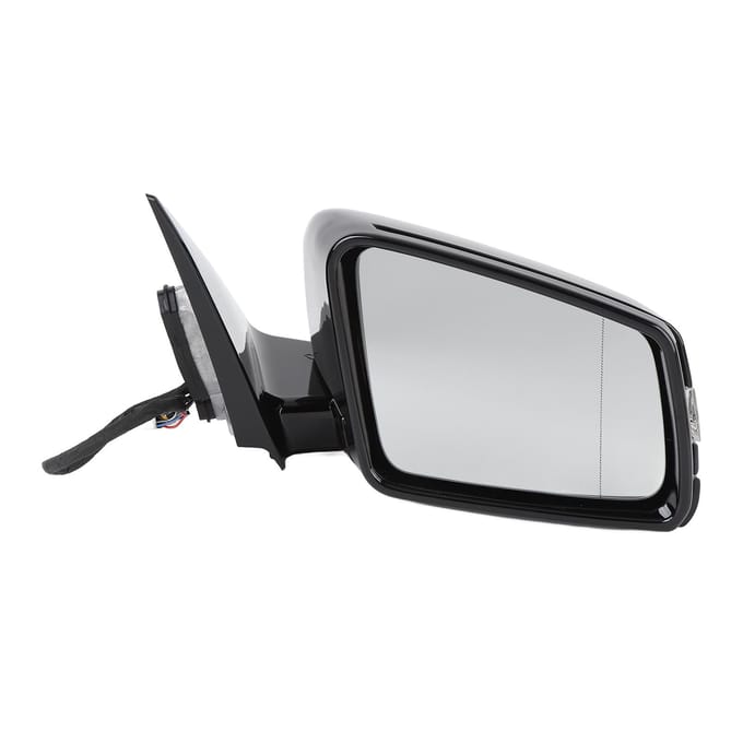 Ensemble rétroviseur chauffant rabattable électriquement dégivrant améliorer la sécurité de conduite remplacement pour E350 E400 E63 4Matic white