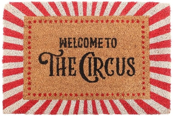 Something Different rode deurmat - Welcome to the Circus