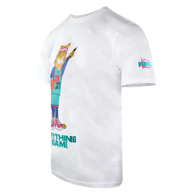 Puma Korte Mouw Crew Neck Wit Heren 2K Dylan T-Shirt 532920 01