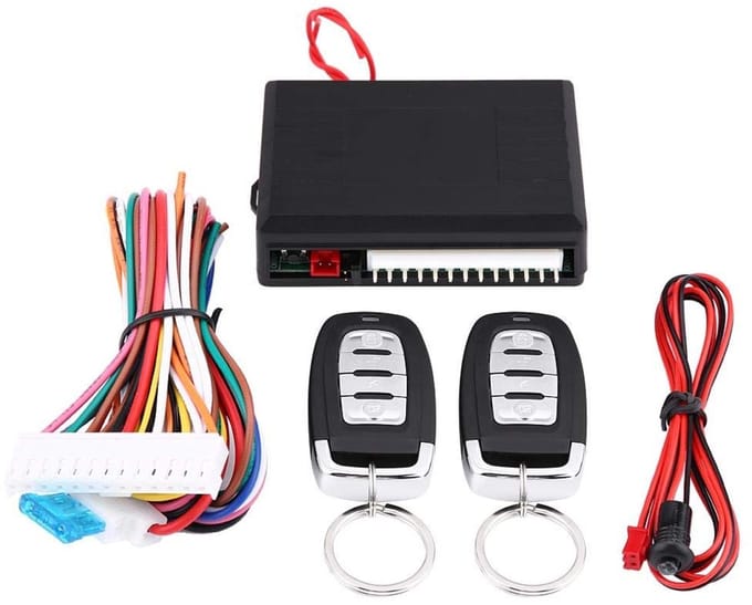 Allecto - Qiilu Universele Auto Keyless Entry Systeem met Afstandsbediening - Centrale Vergrendeling