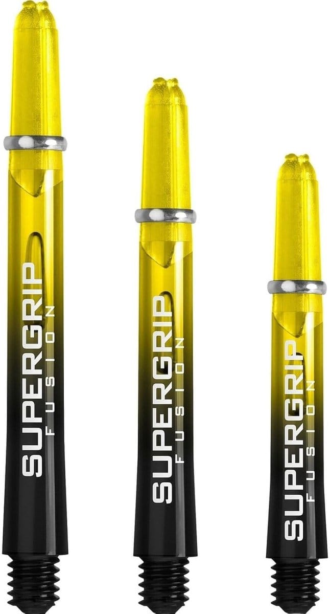 Dart Shafts Medium - Vleugels - Precisie Werpen - Versterkte Nylon Basis - Geel