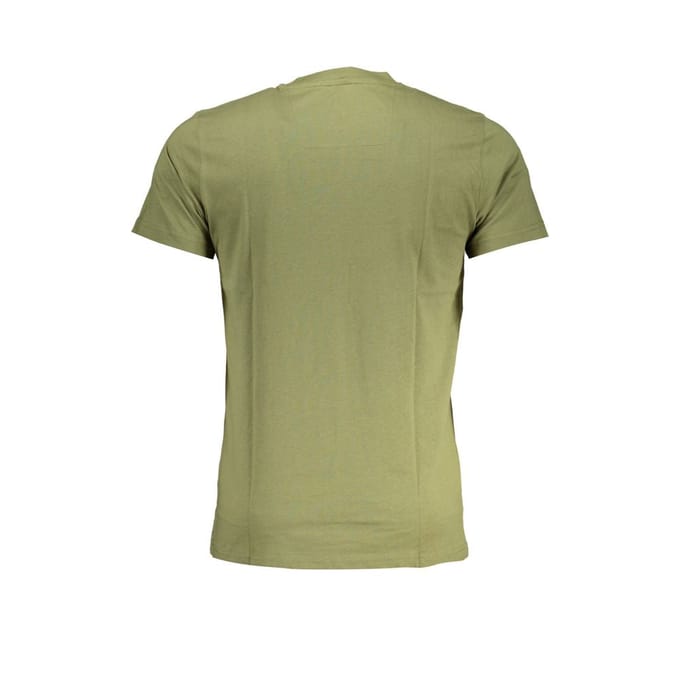 Cavalli Class Verde Katoenen Heren T-shirt