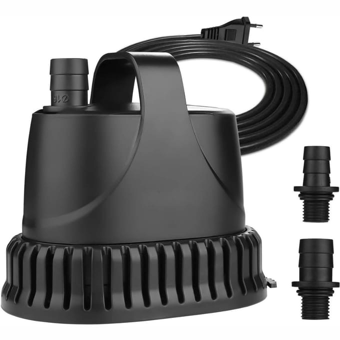 Florixa® Dompelpomp Zwembad - Dompelpomp - Dompelwaterpomp - Zwart - 12cm x 12cm x 15cm