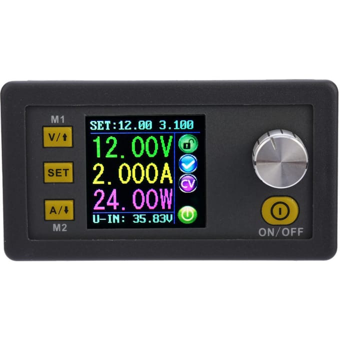 LCD Digitaal Programmeerbare Constante Spanning Stroom Step-down Voedingsmodule DC 0-50.00V/0-5.000A 0-32.00V/0-5.000A