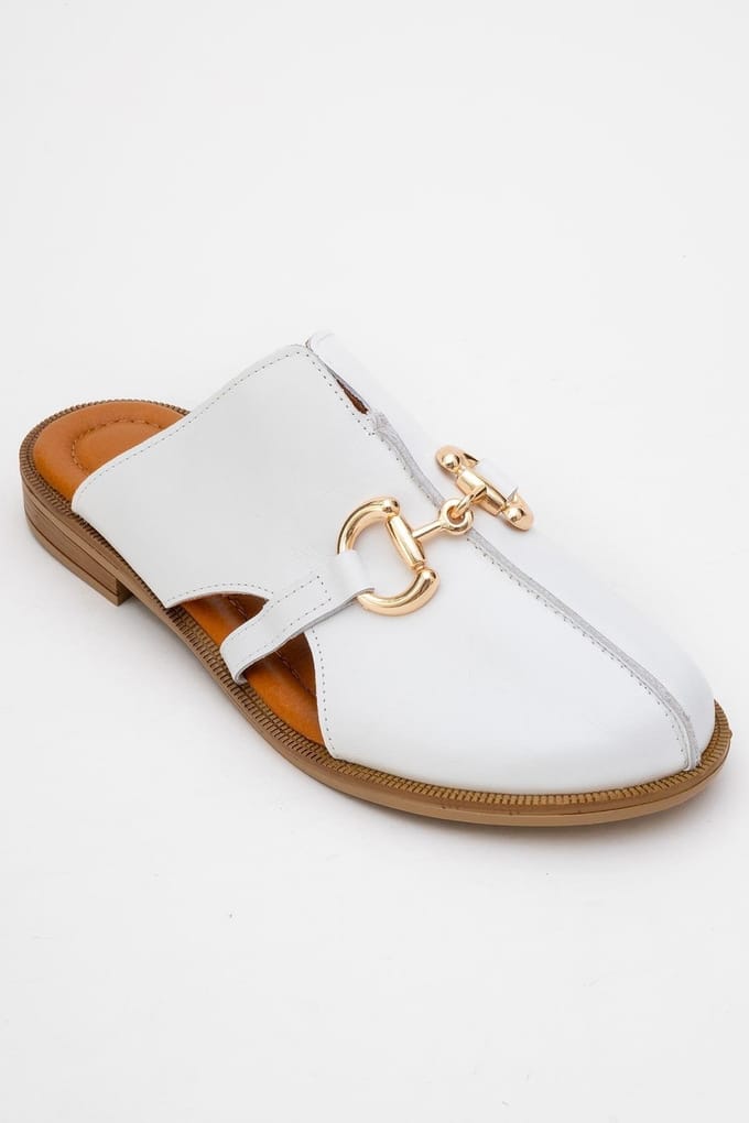 Favor Leren Mules (Dames)