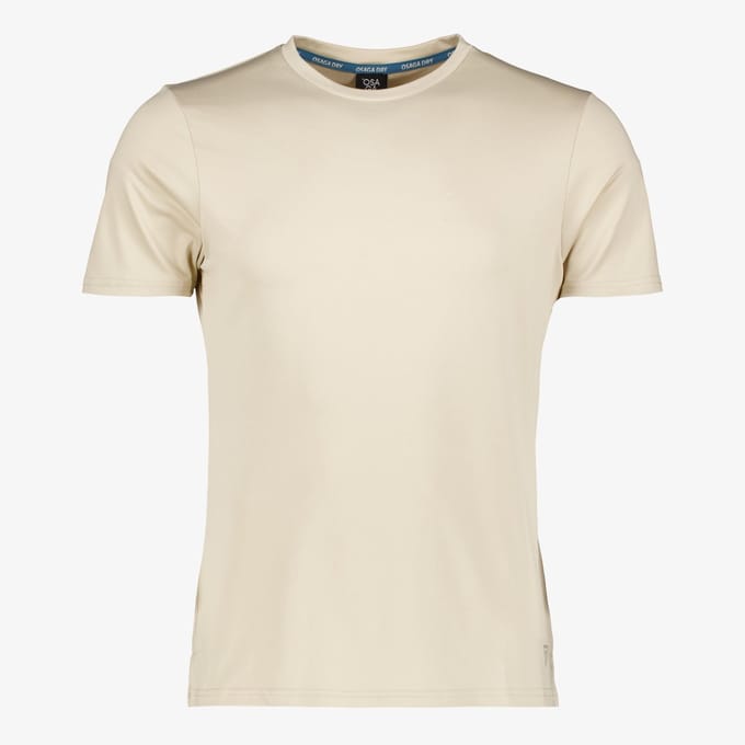 Osaga Dry heren padel T-shirt beige - Maat M