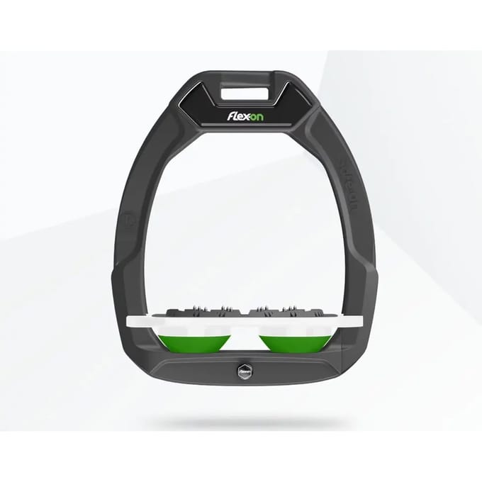 Platte Ultra Grip Veiligheidsstijgbeugels Anthraciet/Wit/Groen Flex-On Safe-On