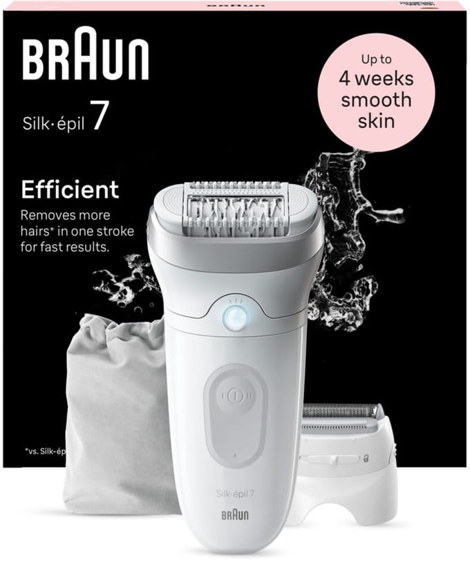 Braun Epilator Silk·épil 7-041 - Wit/Zilver