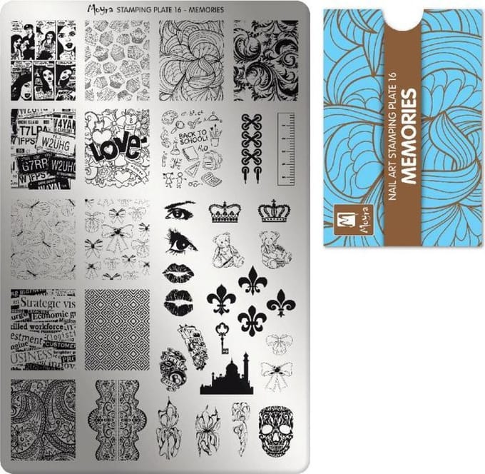 Moyra Stamping Plate 16 Memories