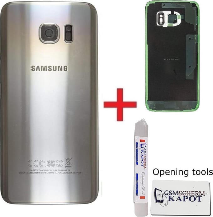 Achterkant Cover Samsung Galaxy S7 – Premium – Zilver