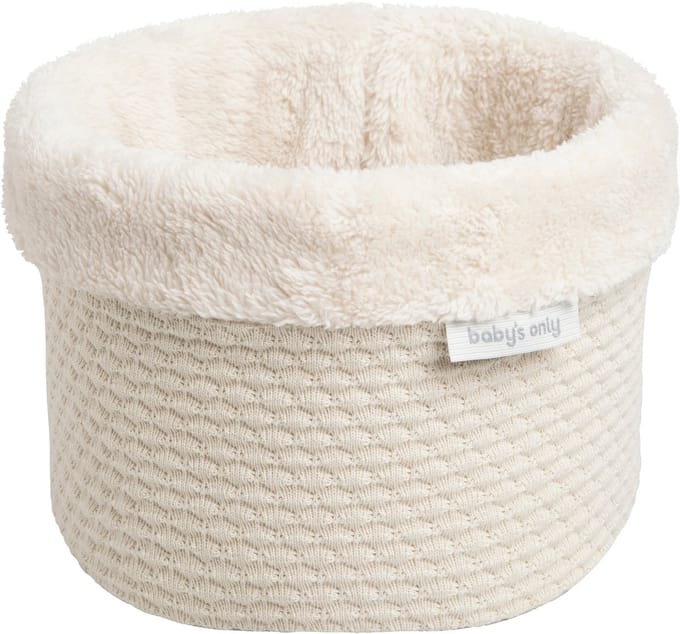 Baby's Only Gebreide commodemandje - Opbergmandje - Commode organizer - Babykamer accessoires Sky - Warm Linen