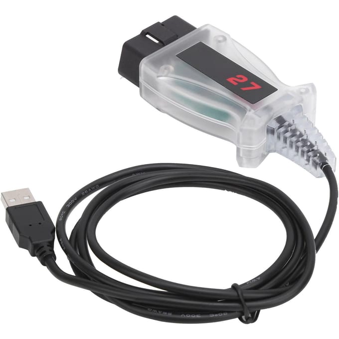Lecteur de codes OBD2 Scanner Instrument de diagnostic automobile Outil de test Adapté pour Ford ELM327 J2534 gray