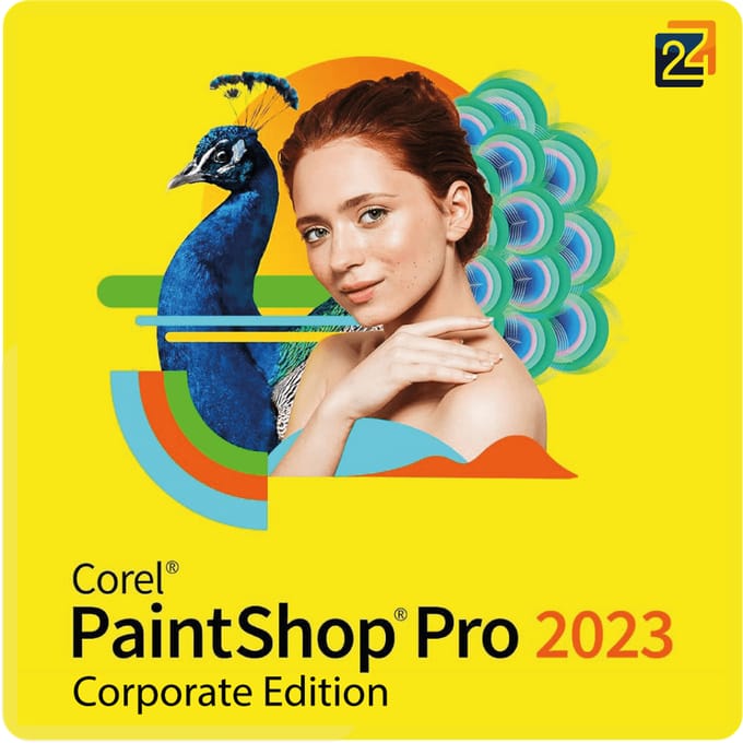 Corel PaintShop Pro 2023 Corporate Edition 1 Gebruiker(s) Nieuwe Aankoop