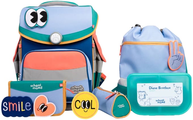 School-Mood Timeless Pro Schooltas set 7-delig