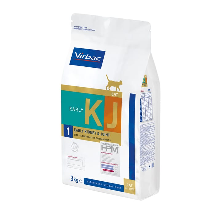 2x3kg Virbac Veterinary HPM Cat KJ1 Early Kidney & Joint Support droogvoer voor katten