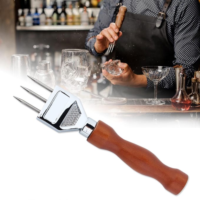 Accessoires de barre d'outil de glace pilée de choix de retrait de ciseau à glace d'acier inoxydable white