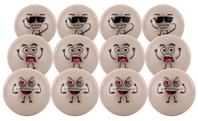 Reece Emoticon Hockey Ball - One Size