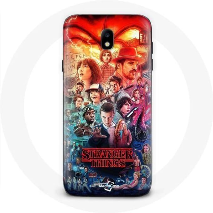 Coque pour Samsung Galaxy S4 Stranger Things Teaser Saison 4 Affiche Personnages Art