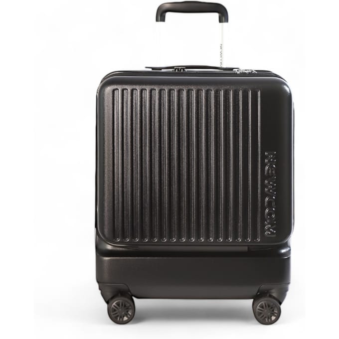 Duurzame EasyJet Ryanair 39 x 26 x 51,5 cm zwarte open cabine reiskoffer