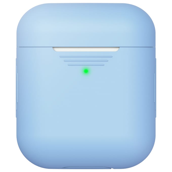 KeyBudz Elevate Protective Silicone Case voor de Apple AirPods 1 / 2 - Baby Blue