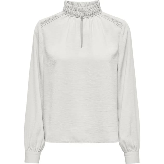 Jacqueline de Yong Rachel life l/s v-neck lace top