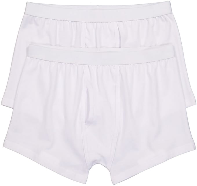 Men Plus - Heren - Heupbroek FLEXLASTIC® buikfit set van 2 onderbroek - Sneeuwwit - Maat 3XL