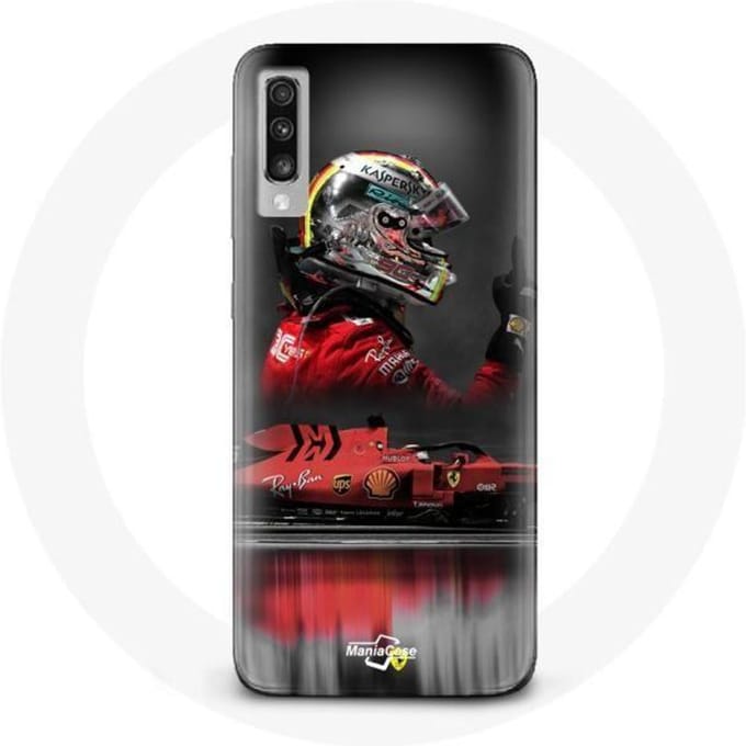 Coque - Formule 1 - Galaxy A70 - Rouge - Souple - Sportif rouge