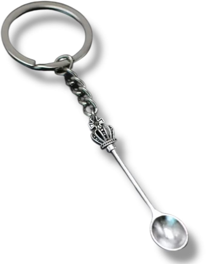 Mini Lepel Sleutelhanger – Elegant Vintage Design & Stevig Metaal