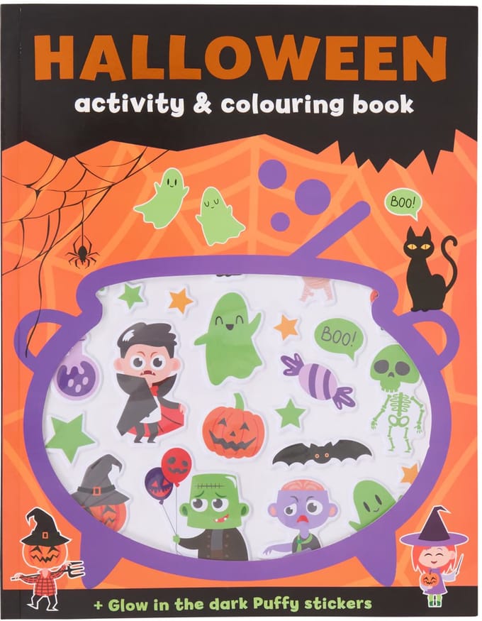 Halloween kleur- en spelletjesboek