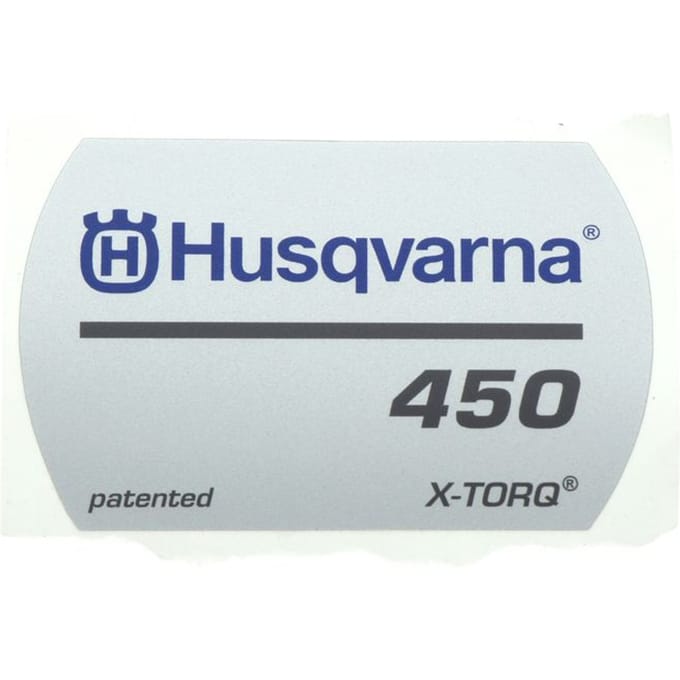 Husqvarna 450 starterkap sticker