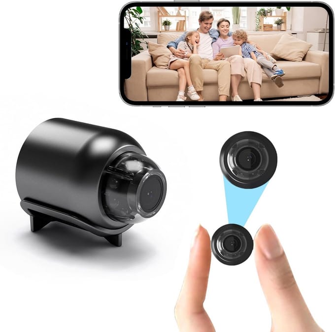 Verborgen Camera - Spy Cam - Compacte Mini Camera - Beveiliginscamera - Huisbewaking