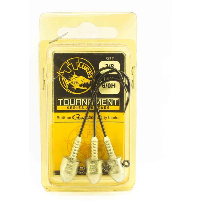 Tackle Tactics TT Tournament Jig Head 3/8 oz 6/0H 3/pak (0183)