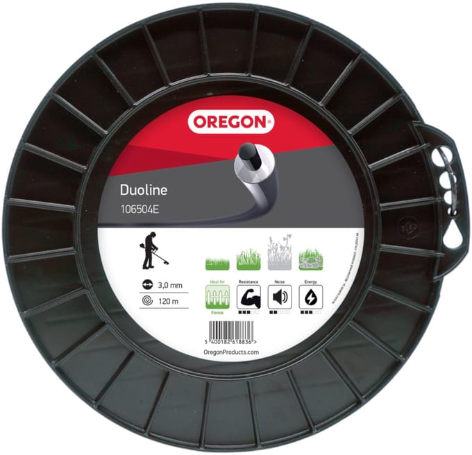 Oregon Duoline maaidraad 3,0 mm x 120 m ( 106504E )