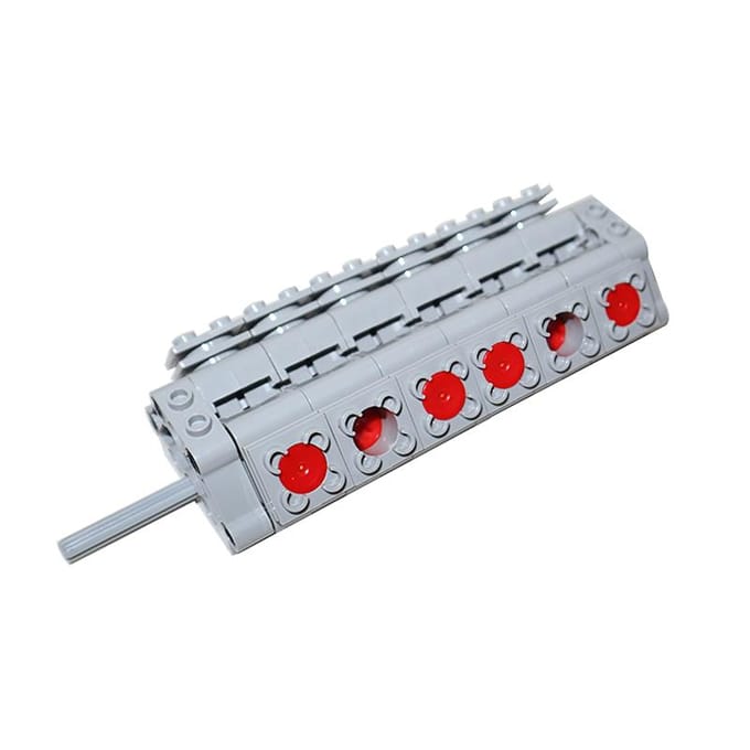 V2 V4 V6 V8 V10 V12 Technische Componenten Bouwstenen Bakstenen Motor Dynamische Zuiger Auto's Accessoires Educatief Speelgoed