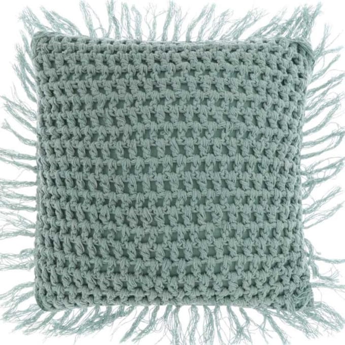 Unique Living - Kussen Tufo 45x45cm Surf Blue