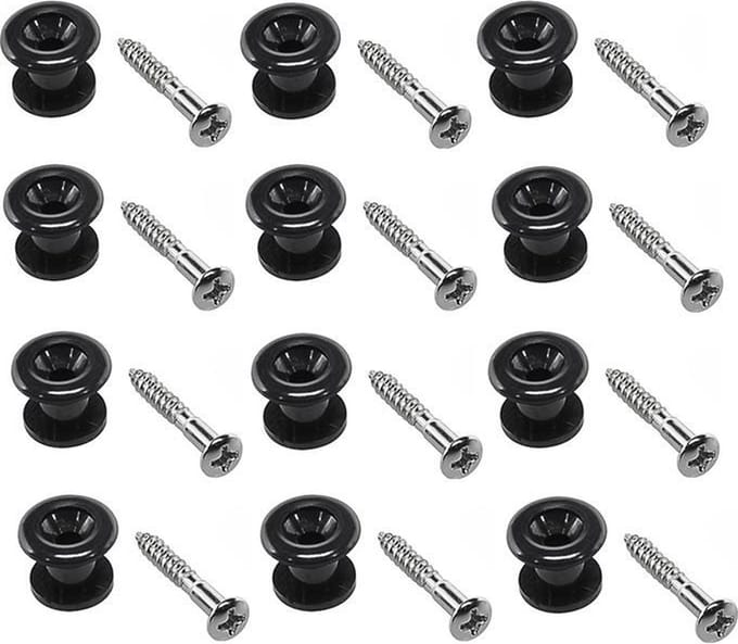 Boston Eindknop - zwart - 12-pack