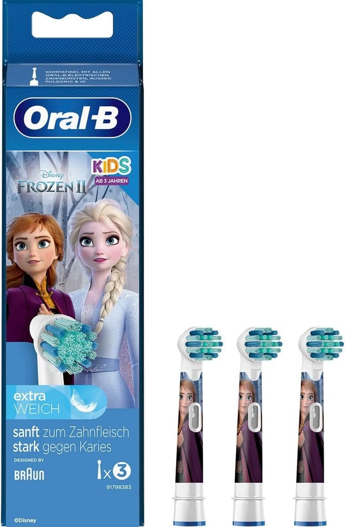 Borstel vervanger Oral-B Stages Power Frozen 3 Stuks