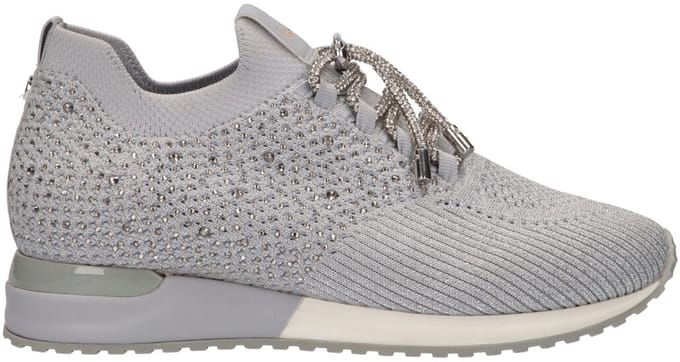 La Strada Sneaker Grijs Knitted - Damesschoenen - Maat - 40