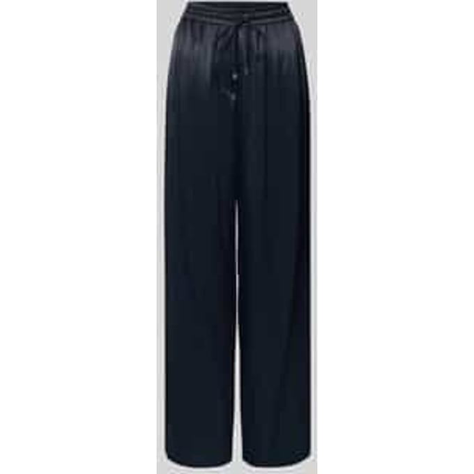 Wide leg broek van pure viscose model 'TAVATI'
