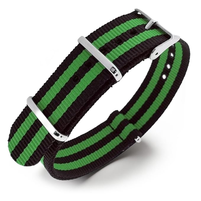 NATO Horlogeband G10 Military Nylon Strap - James Bond Groen 20mm