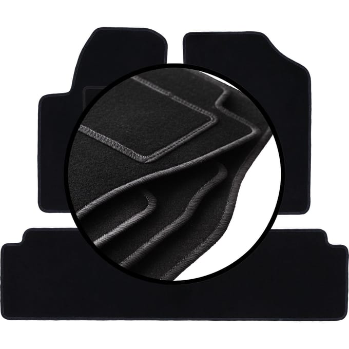 Complete set veloursmatten voor: Citroen Xsara Picasso minivan (1997-2010)