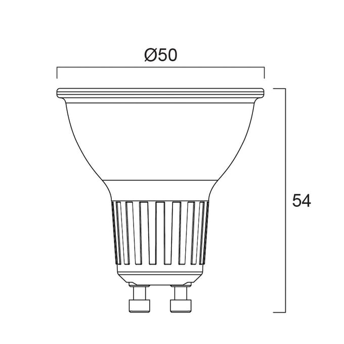 Sylvania LED-reflectorlamp PLATINUM RETRO ES50 GU10 2 W 3.000 K 360 lm 36°